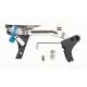 Zev Technologies Fulcrum Drop In Trigger Kit Black Trigger Pad With Black Safety For Gen 1/2/3 Glock 17/19/26/34 DRP-9-B-B