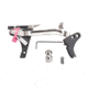 Zev Technologies Fulcrum Drop In Trigger Kit Black Trigger Pad With Black Safety For Glock 37/38/39
