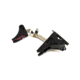 ZEV Technologies Fulcrum Drop In Trigger Kit Black Trigger Pad With Red Safety For Gen 4 Glock 17/19/26/34