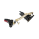 ZEV Technologies Fulcrum Drop In Trigger Kit Black Trigger Pad With Red Safety For Gen 4 Glock 17/19/26/34