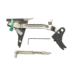 Zev Technologies Fulcrum Ultimate Trigger Kit Black Trigger Pad With Black Safety For Gen 4 Glock 22/23/24/27/31/32/33/35
