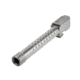 ZEV Technologies G17 9MM Threaded Dimpled Barrel, Gray, ZT-BBL-17-DS-GRY