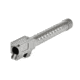 ZEV Technologies G17 9MM Threaded Dimpled Barrel, Gray, ZT-BBL-17-DS-GRY