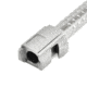 ZEV Technologies G17 9MM Threaded Dimpled Barrel, Gray, ZT-BBL-17-DS-GRY