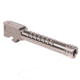 ZEV Technologies G17 9MM Threaded Dimpled Barrel, Gray, ZT-BBL-17-DS-GRY