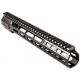 ZEV Technologies AR .308 Picatinny Wedge Lock Handguard, Large Frame, Mid-Length, Black, HG-308-WEDGE-12