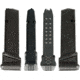 ZEV Technologies Polymer Glock 17 +5 Rounds Pistol Magazine Extension, Black, 5, BPAD-G17-5-B