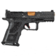 ZEV Technologies OZ9C Elite Hyper-Comp Compact Pistol, Black Polymer Frame, Compensated Bronze Barrel, In, 9mm, Striker Single Action, 15-Round Magazine ZT-OZ9C-CPTHYPBBRZ-FRRMPG