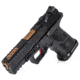 ZEV Technologies OZ9C Elite Hyper-Comp Compact Pistol, Black Polymer Frame, Compensated Bronze Barrel, In, 9mm, Striker Single Action, 15-Round Magazine ZT-OZ9C-CPTHYPBBRZ-FRRMPG
