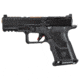ZEV Technologies OZ9C Elite Hyper-Comp Compact Pistol, Black Polymer Frame, Compensated Bronze Barrel, In, 9mm, Striker Single Action, 15-Round Magazine ZT-OZ9C-CPTHYPBBRZ-FRRMPG