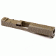 ZEV Technologies SOCOM Stripped Gen 3 Pistol Slide,FDE G17 Absolute Cowitness SLD-Z17-3G-ESOC-RMR-CW.ABS-FDE