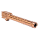 ZEV Technologies Glock 17 Gen5 9mm Luger Optimized Match Threaded Pistol Barrel, 1-14 Twist, 1/2x28, Bronze PVD, BBL-17-OPT-5G-TH-BRZ