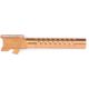 ZEV Technologies Glock 17 Gen 5 9mm Luger Optimized Match Non-Threaded Pistol Barrel, 1-14 Twist, Bronze PVD, BBL-17-OPT-5G-BRZ