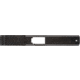 ZEV Technologies Z17 Duty Glock 17 9mm Stripped Pistol Slide, Glock 17 Gen 1-3, DPP Optic Cut, Black, SLD-Z17-3G-DUTY-DPP-B