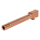 ZEV Technologies ZEV Optimized Match Glock 34 Gen5 9mm Threaded Pistol Barrel, 1-14 Twist, 1/2x28, PVD, Bronze, BBL-34-OPT-5G-TH-BRZ