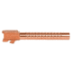 ZEV Technologies ZEV Optimized Match Glock 34 Gen5 9mm Threaded Pistol Barrel, 1-14 Twist, 1/2x28, PVD, Bronze, BBL-34-OPT-5G-TH-BRZ