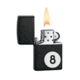 Zippo 8-Ball Classic Style Lighter, Black Matte 24331