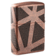 Zippo Armor Geometric 360 Design Lighter w/ Click, Brass, One Size, 49036
