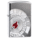 Zippo Armor Poker Chip Design Lighter w/ Click, Silver, One Size, 49058