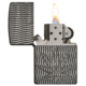 Zippo Black Ice Leaf Pocket Lighter, 29612
