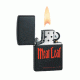 Zippo Classic Style Lighter, Black Matte 218