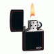 Zippo Classic Style Lighter w/ Border, Black Matte 218ZB