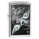 Zippo Blue-Eyed Wolf Lighter, High Polish Chrome 28872