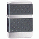 Zippo Brushed Chrome Black Zip Guard Classic Style Lighter 200ZP