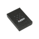 Zippo Brushed Chrome, Silver w/American Flag, Retro Star, ZI28653