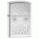 Zippo BS/GD Lines Classic Style Lighter, High Polish Chrome 24903
