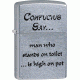 Zippo Confusius Say Man Pot St Lighter ZO28459