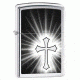 Zippo Cross Design Lighter, High Polish Chrome 29074