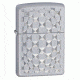 Zippo Cut Glass Classic Style Lighter, Satin Chrome 24013