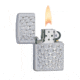 Zippo Cut Glass Classic Style Lighter, Satin Chrome 24013