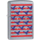 Zippo Eagle Lighter, Street Chrome, 1.44" x 2.25", 207-077594