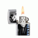 Zippo Elvis Blue Classic Style Lighter, Brushed Chrome 28073