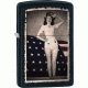Zippo Flag Woman Saluting Lighter ZO28533