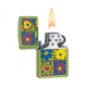 Zippo Funky Flowers Classic Style Lighter, Lurid 28057