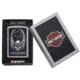 Zippo Harley Davidson Skull Street Chrome Lighter 29558