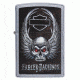 Zippo Harley Davidson Skull Street Chrome Lighter 29558