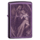 Zippo High Polish Purple Anne Stokes Pocket Lighter w/ Box 29717