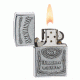 Zippo Jack Daniels Classic Style Emblem Lighter, High Polish Chrome 250JD427