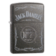 Zippo Jack Daniels Lighter, Dusk Gray 29150