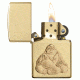 Zippo Laughing Buddha HighPolish Brass Pocket Lighter, 29626