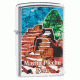 Zippo Machu Picchu Peru High Polish Chrome Pocket Lighter, 29496