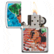 Zippo Machu Picchu Peru High Polish Chrome Pocket Lighter, 29496