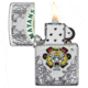 Zippo Mayans M.C. Lighter w/ Click, Silver, One Size, 49032