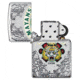 Zippo Mayans M.C. Lighter w/ Click, Silver, One Size, 49032
