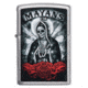 Zippo Mayans Pocket Lighter, Brushed Chrome, 49019