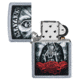 Zippo Mayans Pocket Lighter, Brushed Chrome, 49019